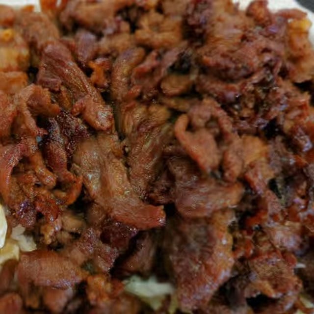 BBQ Beef Mini Plate.