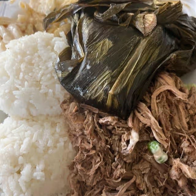 Kalua Pork & Lau Lau Combo.