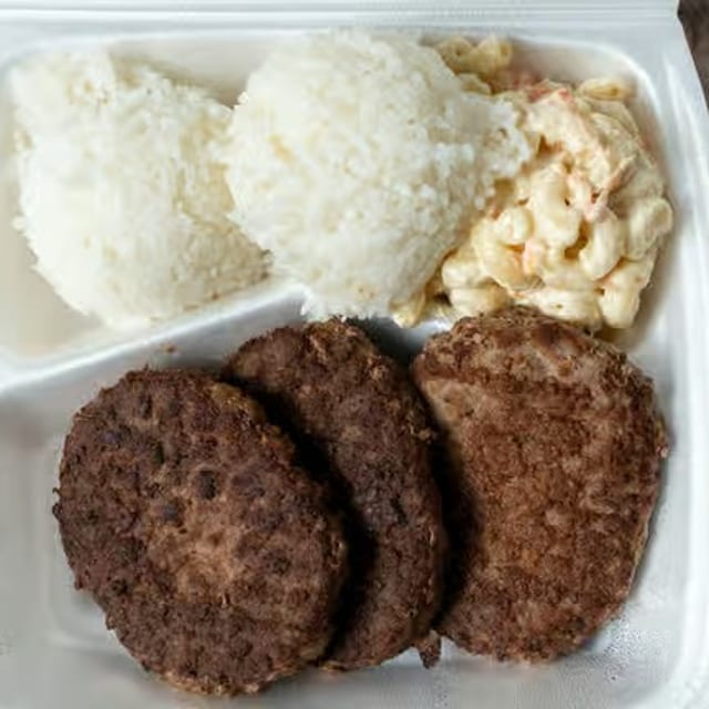 Hamburger Steak Mini Plate.